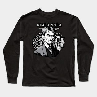 Nikola Tesla - Visionary Inventor and Scientist Long Sleeve T-Shirt